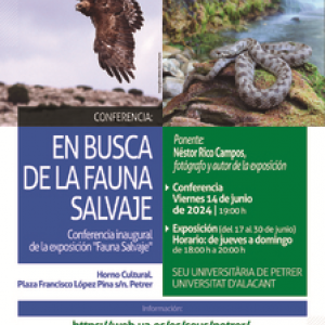 A la recerca de la fauna salvatge, conferència inaugural de l'exposició "Fauna Salvatge"