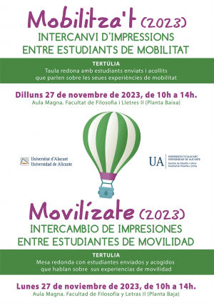 Intercanvi d'impressions entre estudiants de mobilitat