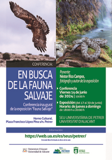 A la recerca de la fauna salvatge, conferència inaugural de l'exposició "Fauna Salvatge"